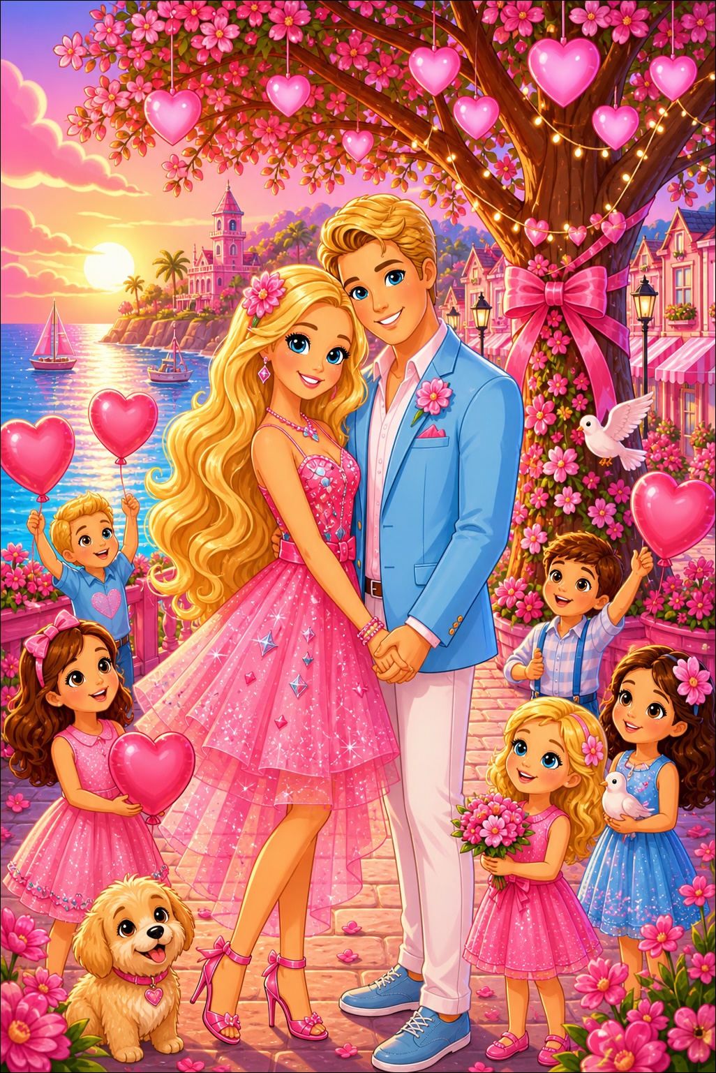 Barbie ve Ken Efsanesi Masalı Görseli